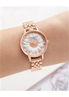 Oiritaly Watch Quartz Woman Olivia Burton 3D Daisy Watches